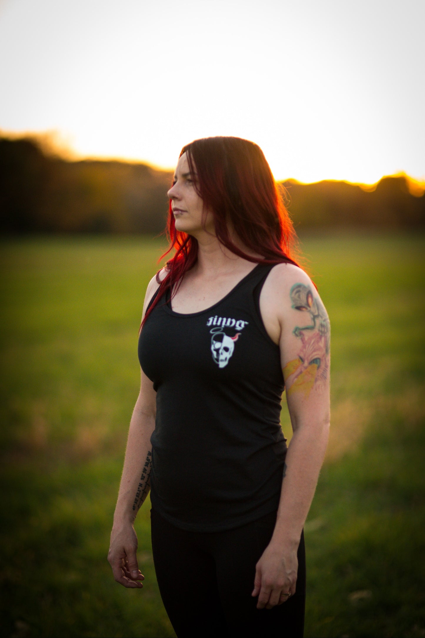 Sinner Black Women's Tank