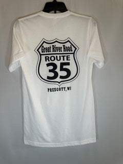 White Route 35 T-Shirt